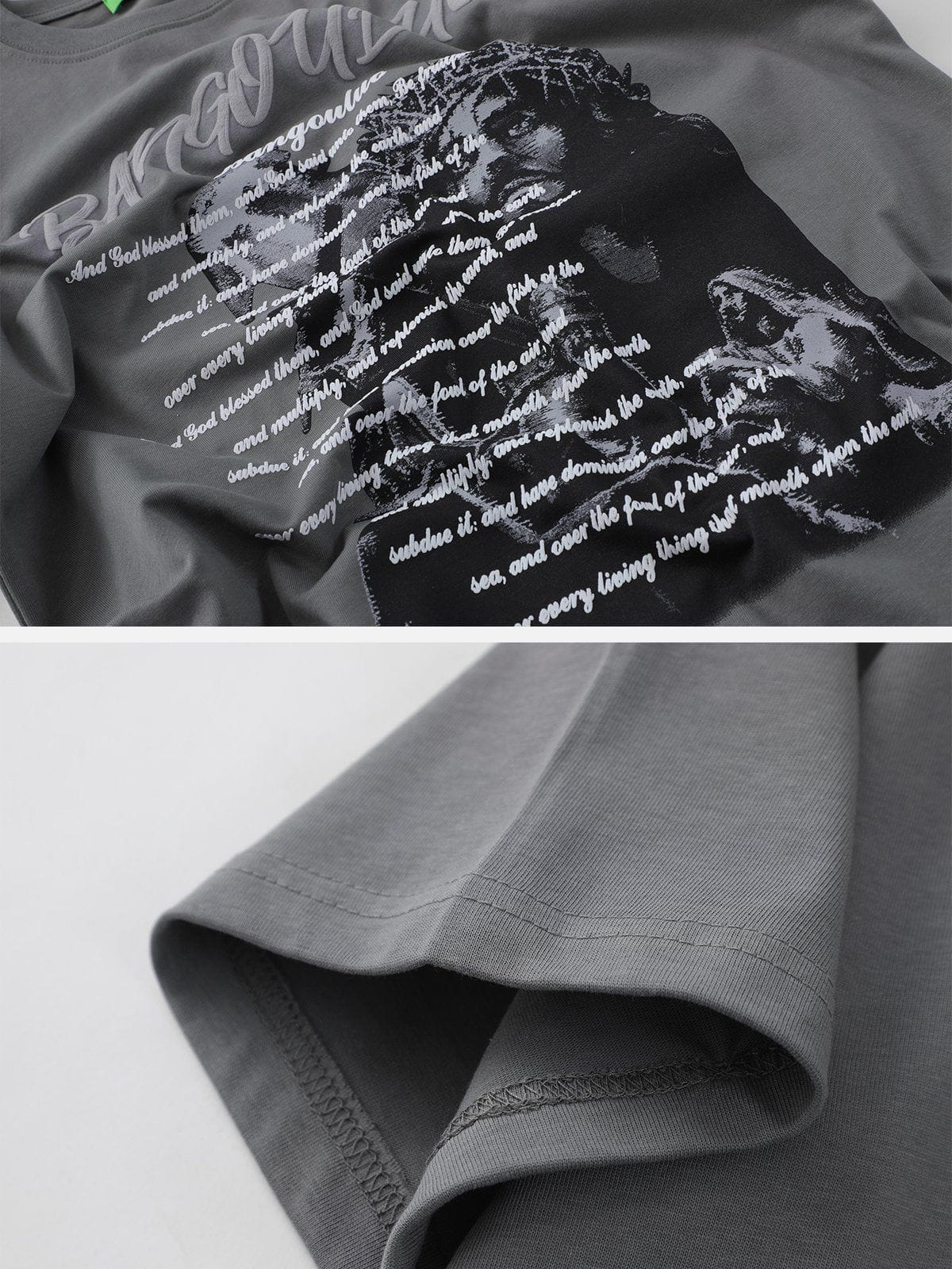 Portrait Letter Print Tee