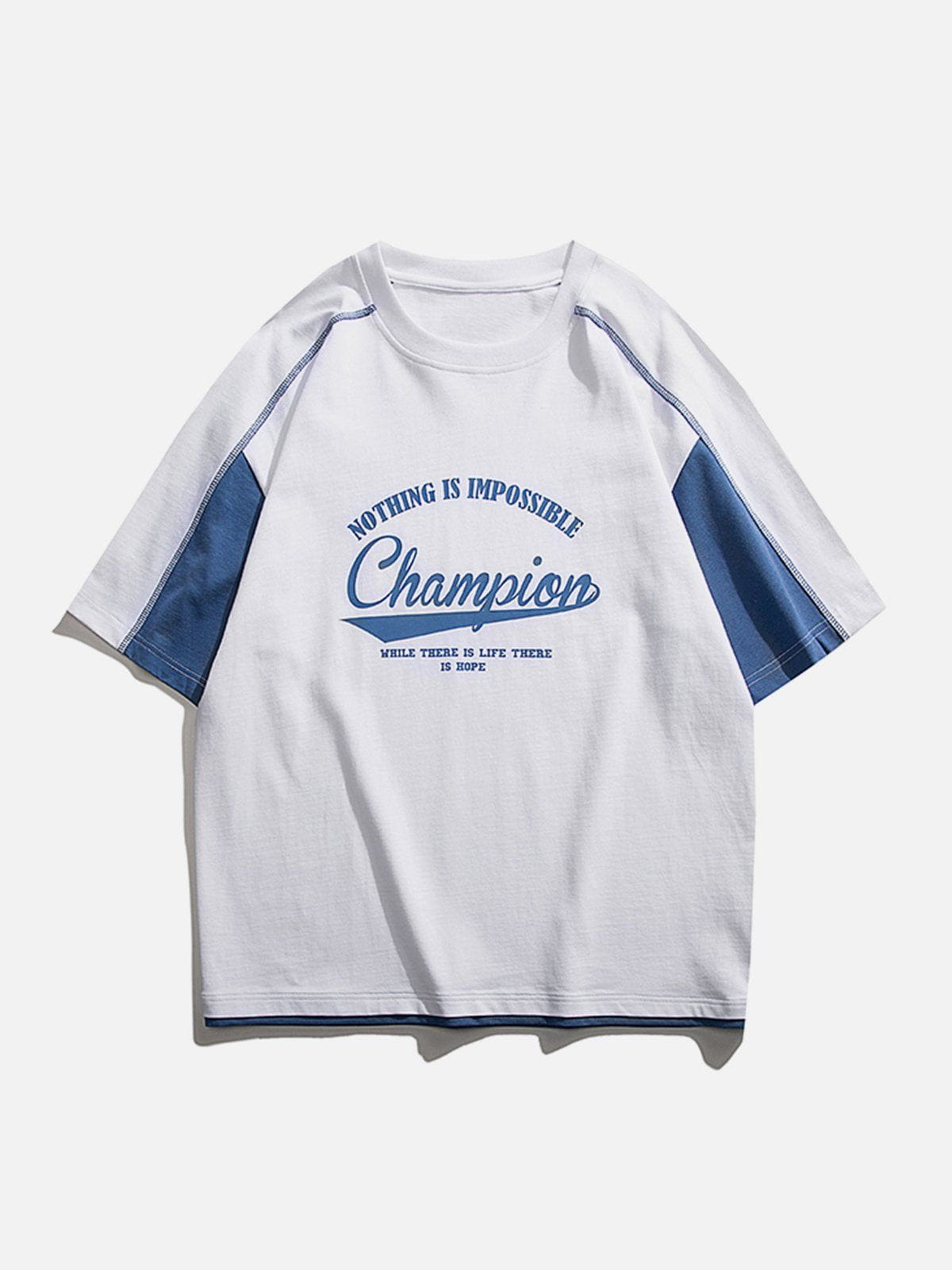 Print Patchwork Clash Tee
