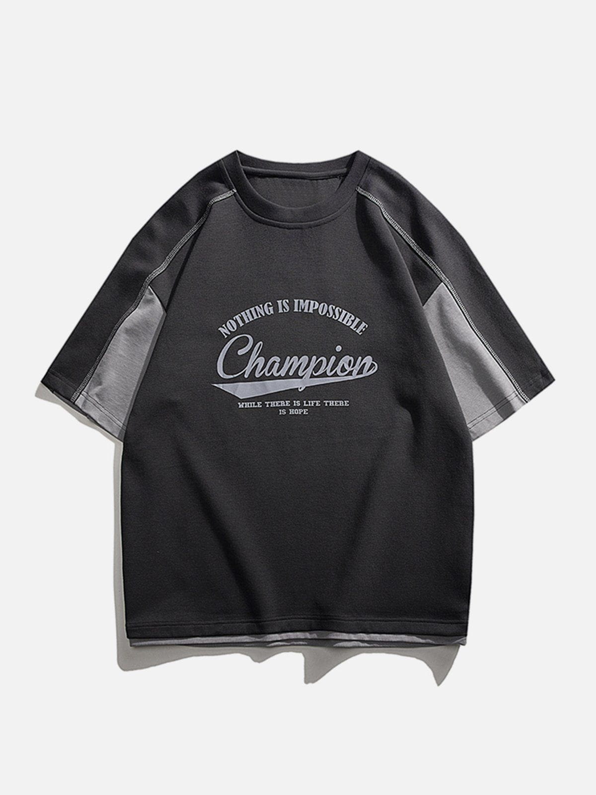 Print Patchwork Clash Tee