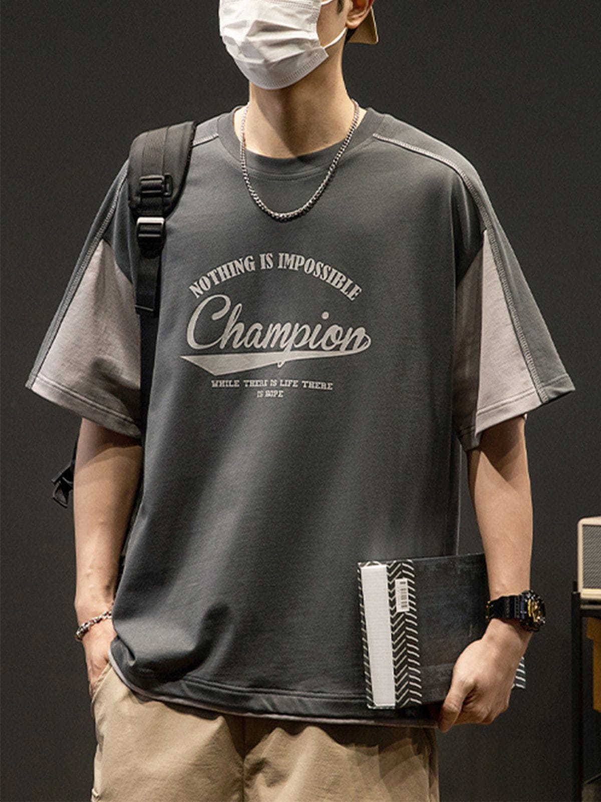 Print Patchwork Clash Tee