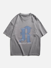 T-shirt imprimé lettre R Swoosh 