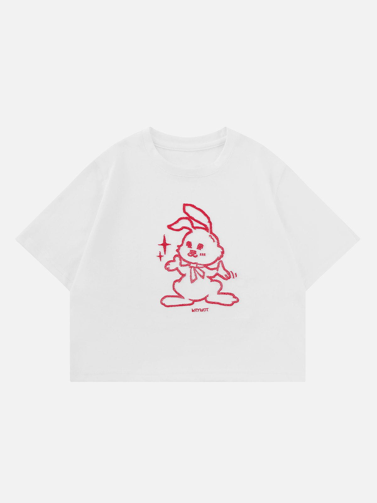 T-shirt brodé lapin 