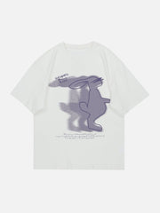 T-shirt graphique lapin 