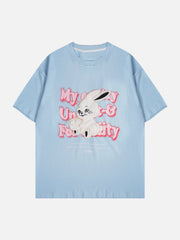 T-shirt imprimé lapin 