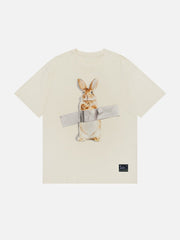 T-shirt imprimé lapin 