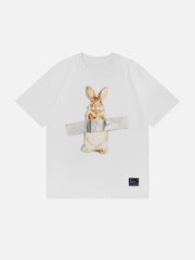T-shirt imprimé lapin 