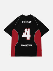 T-shirt patchwork de course 