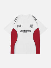 T-shirt patchwork de course 