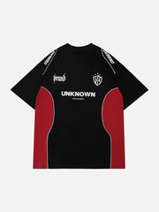 T-shirt patchwork de course 