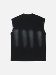 T-shirt tie-dye amovible 