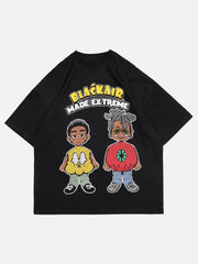 T-Shirt mit Retro-Cartoon-Print 