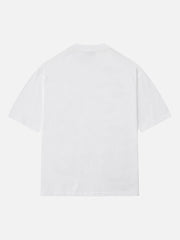 T-shirt rétro à imprimé lettres peintes High Street 