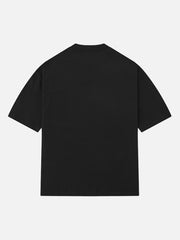 T-shirt rétro à imprimé lettres peintes High Street 