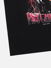 T-shirt imprimé hip-hop rétro 