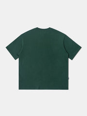 T-shirt imprimé style rétro japonais 