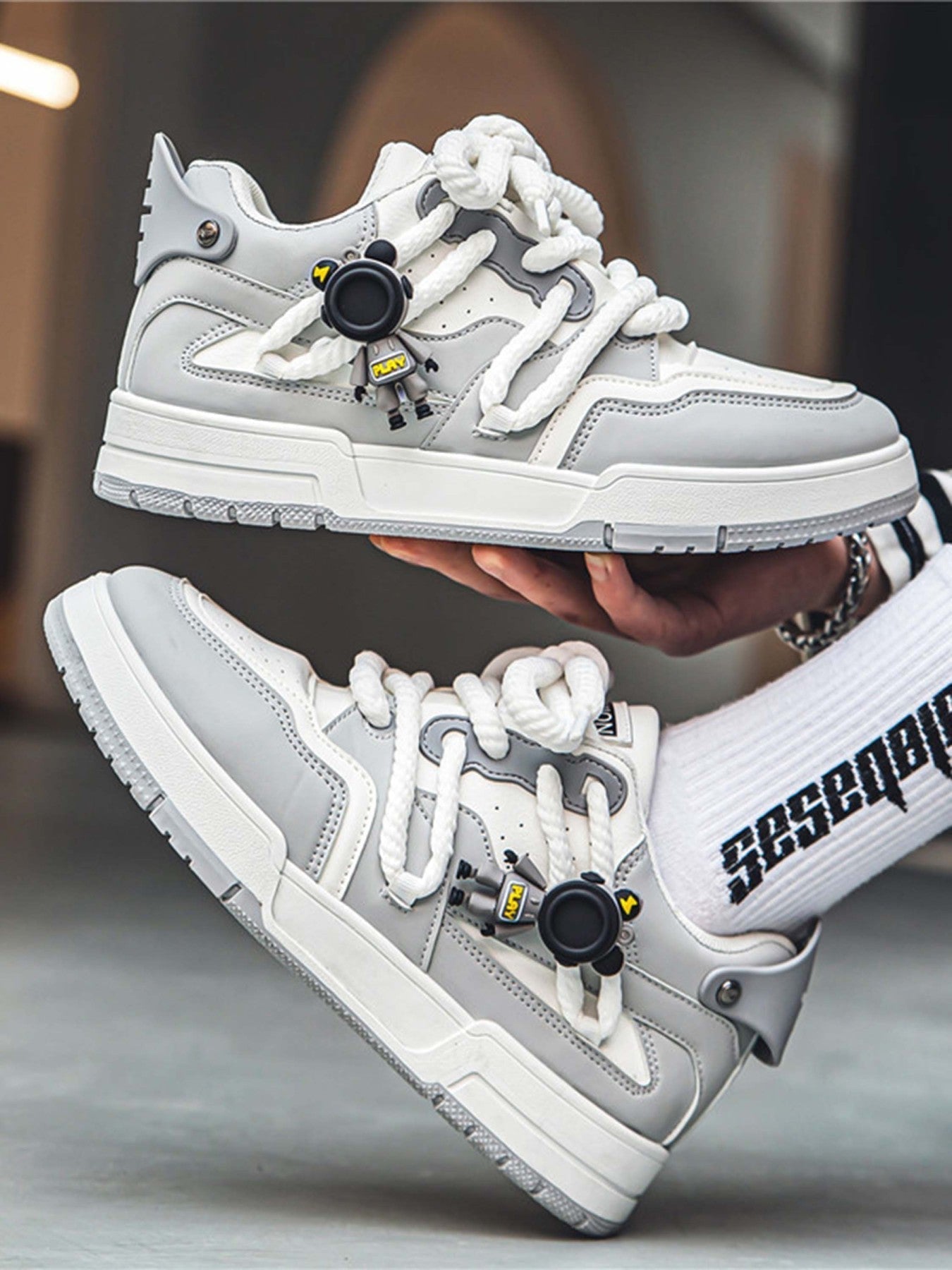 Chaussures de planche rétro Twine Dirty Braid 
