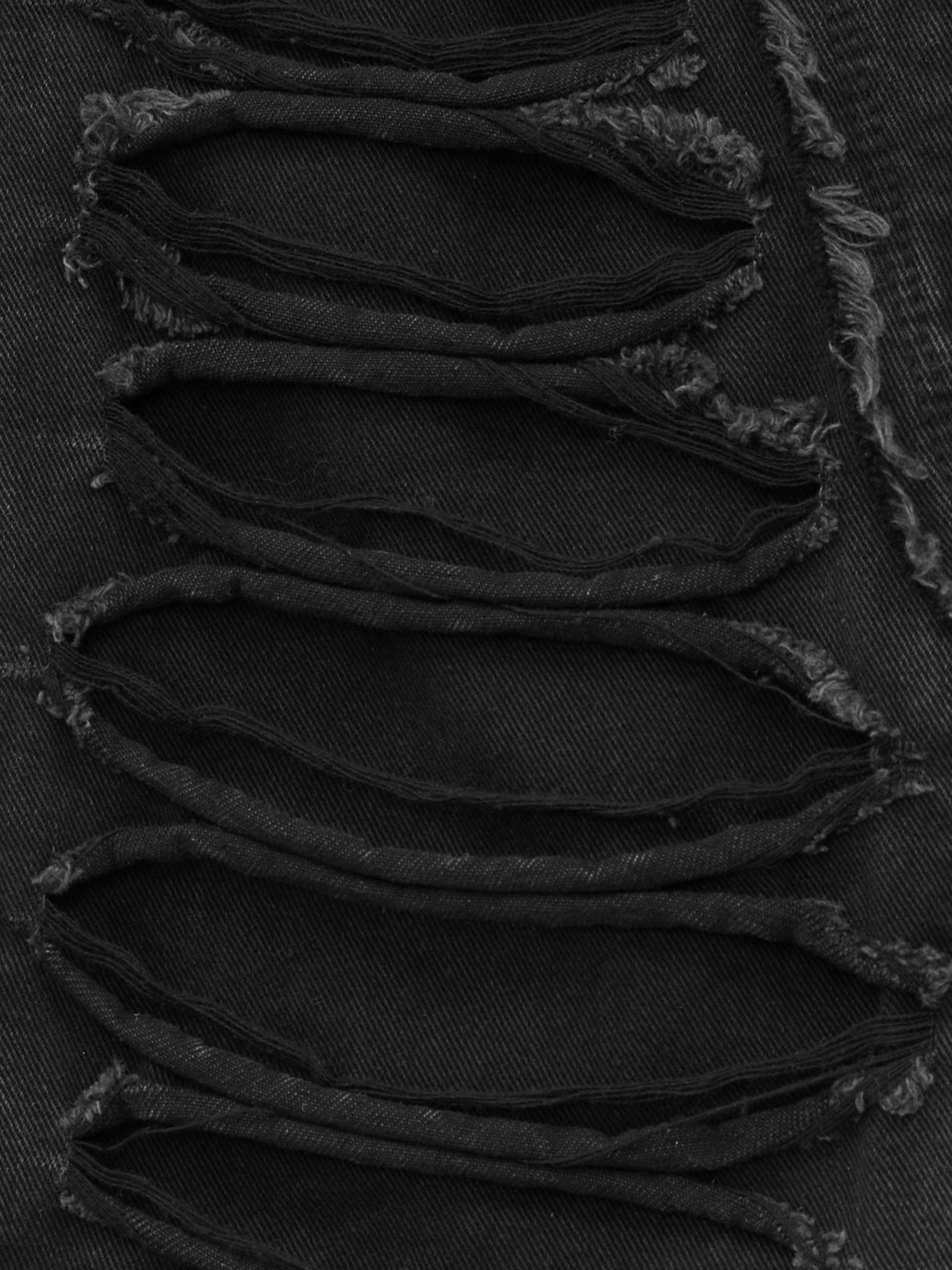 Ripped Double Straight Jeans