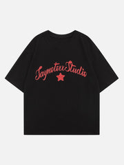 T-shirt imprimé en mousse Saynotere Star 