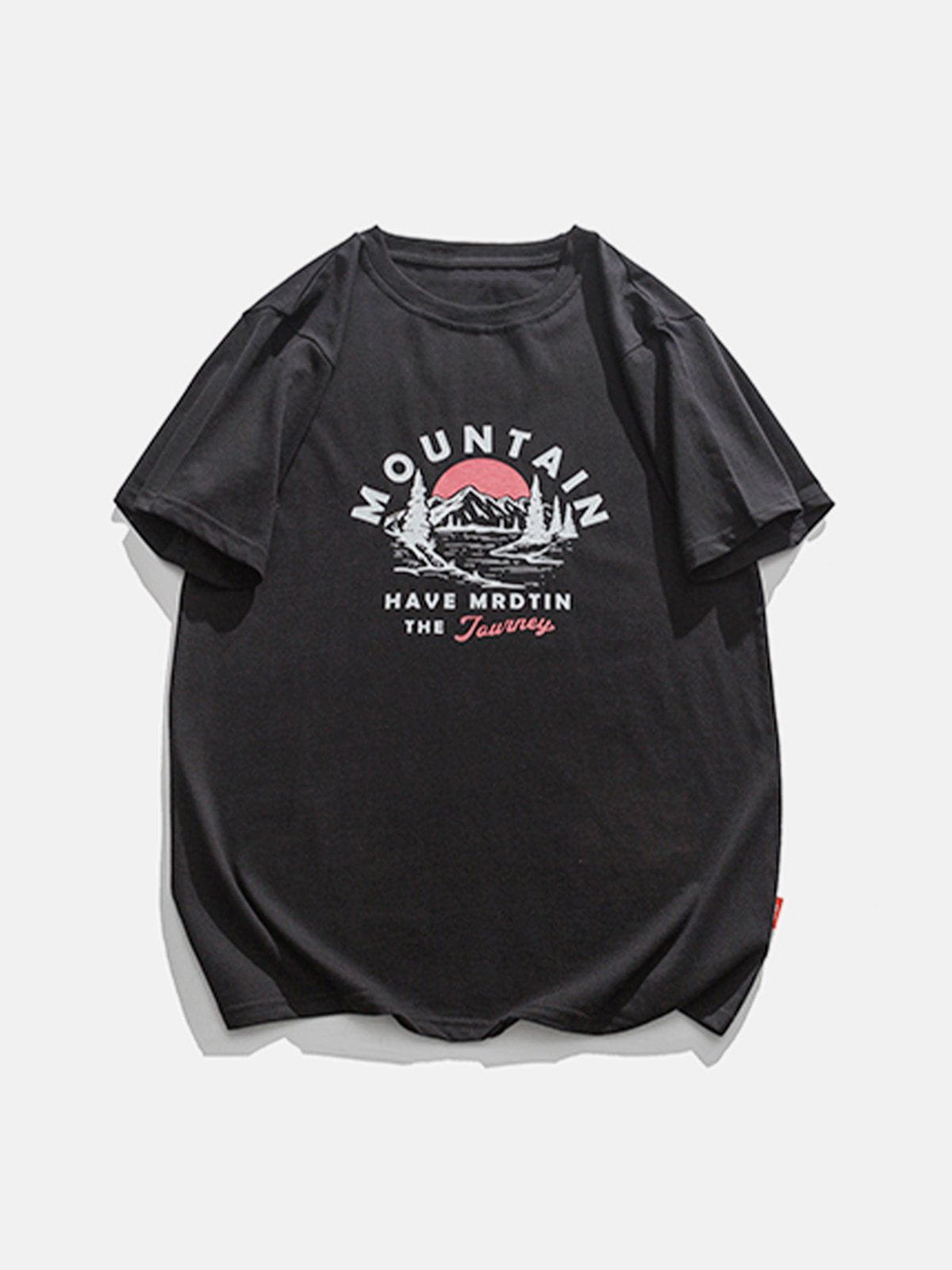 T-shirt imprimé paysage 