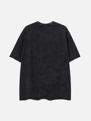 T-shirt à imprimé panoramique 