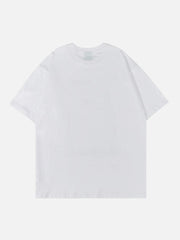 T-shirt à imprimé ombre 