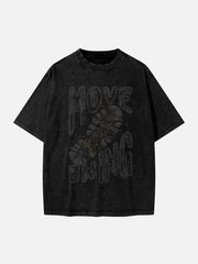 T-shirt à imprimé chaussure 