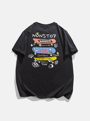 T-shirt imprimé skateboard 