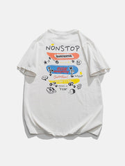 T-shirt imprimé skateboard 