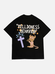 T-shirt imprimé en mousse Skeleton Elements 