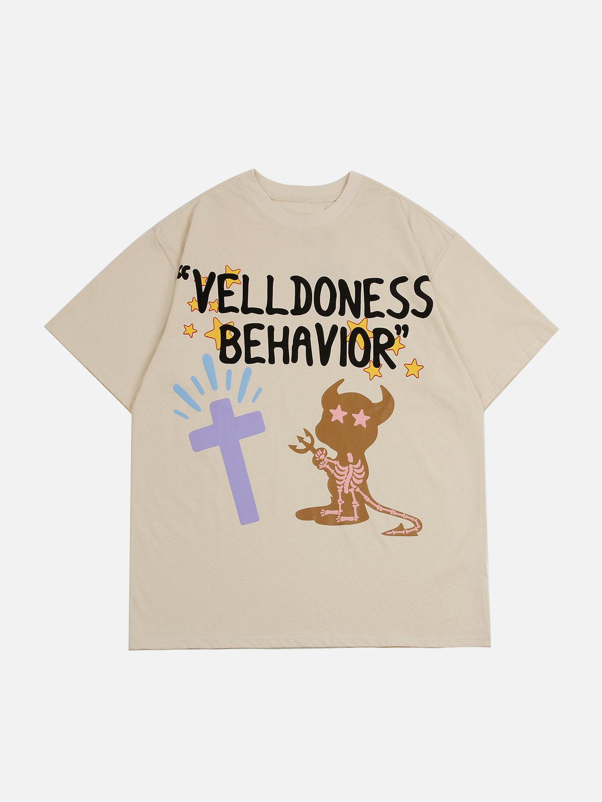 T-shirt imprimé en mousse Skeleton Elements 