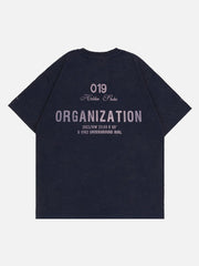 T-shirt à imprimé squelette 