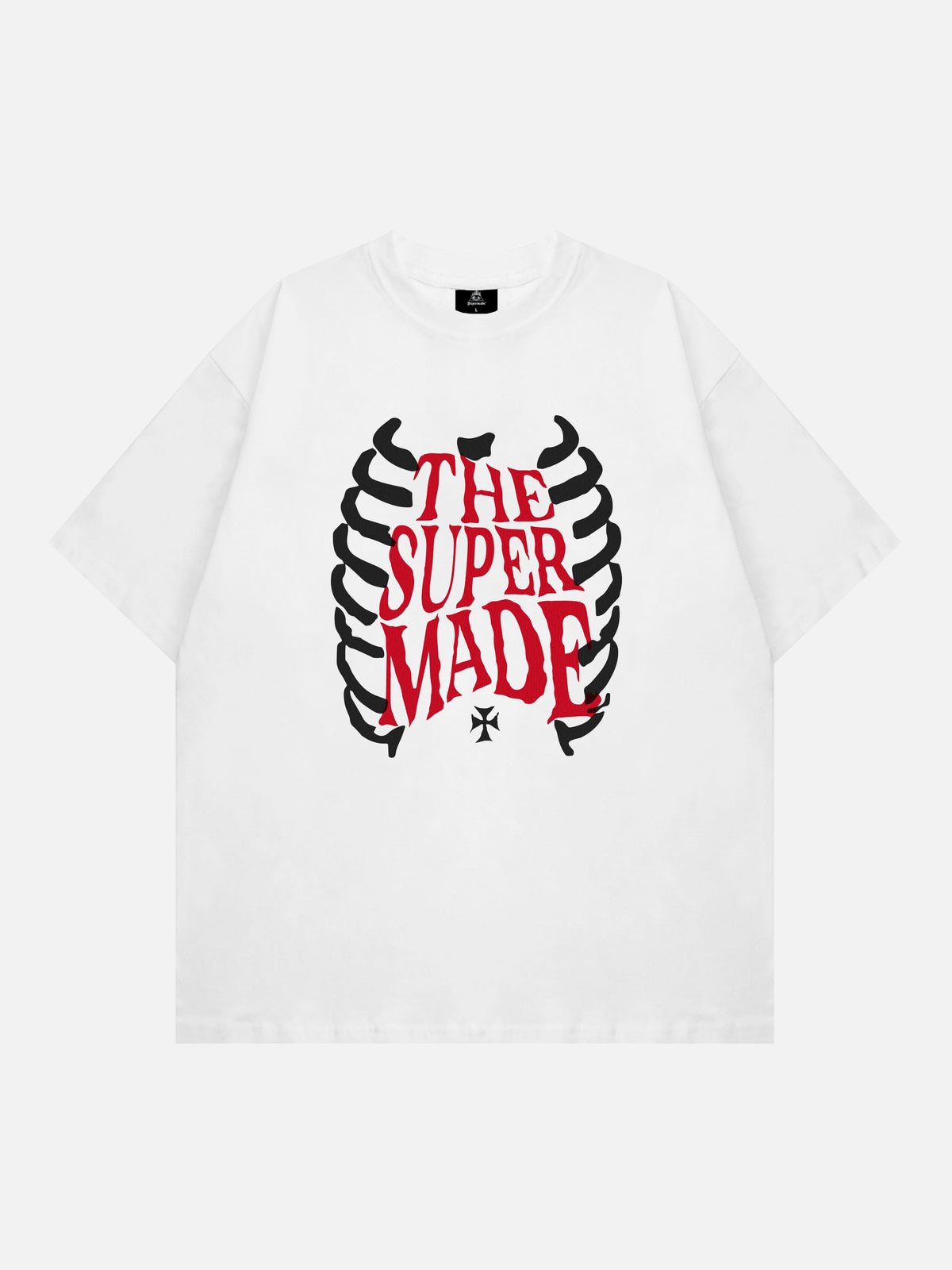 T-shirt imprimé tête de mort 