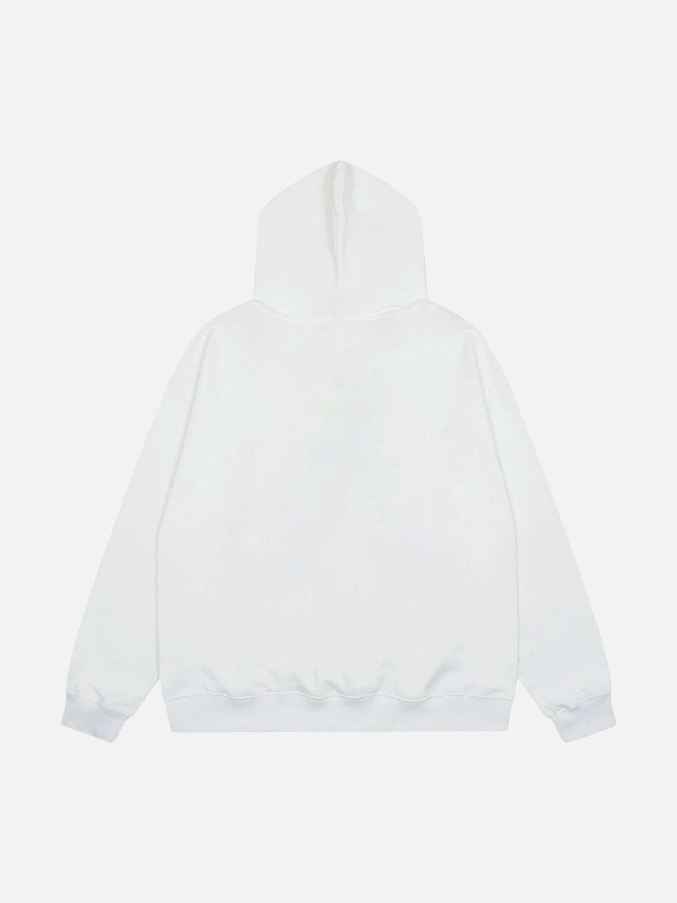 Skull Stitching Letters Creative Design Printed Sweatshirt