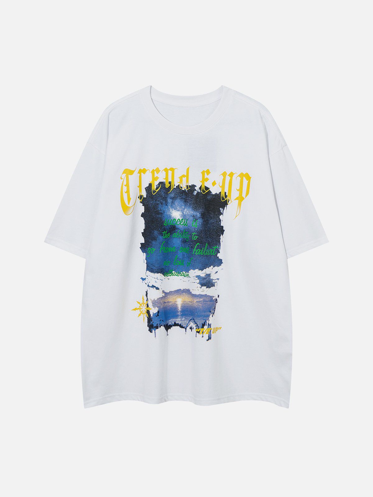 T-shirt imprimé lettres Sky 