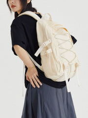 Solid Color Drawstring Shoulder Bag