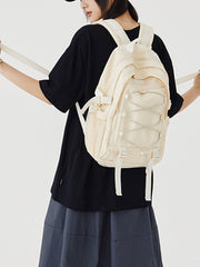 Solid Color Drawstring Shoulder Bag