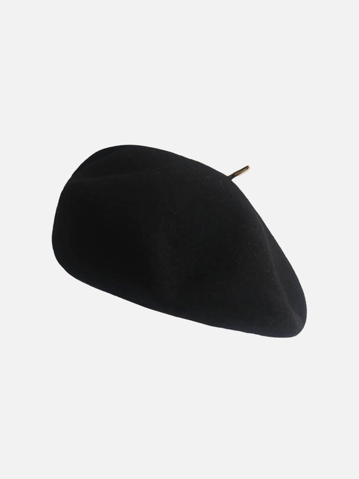 Solid Color Wool Versatile Hat