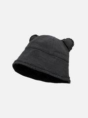 Solid Cute Bear Ears Hat