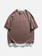T-shirt en coton uni essentiel 