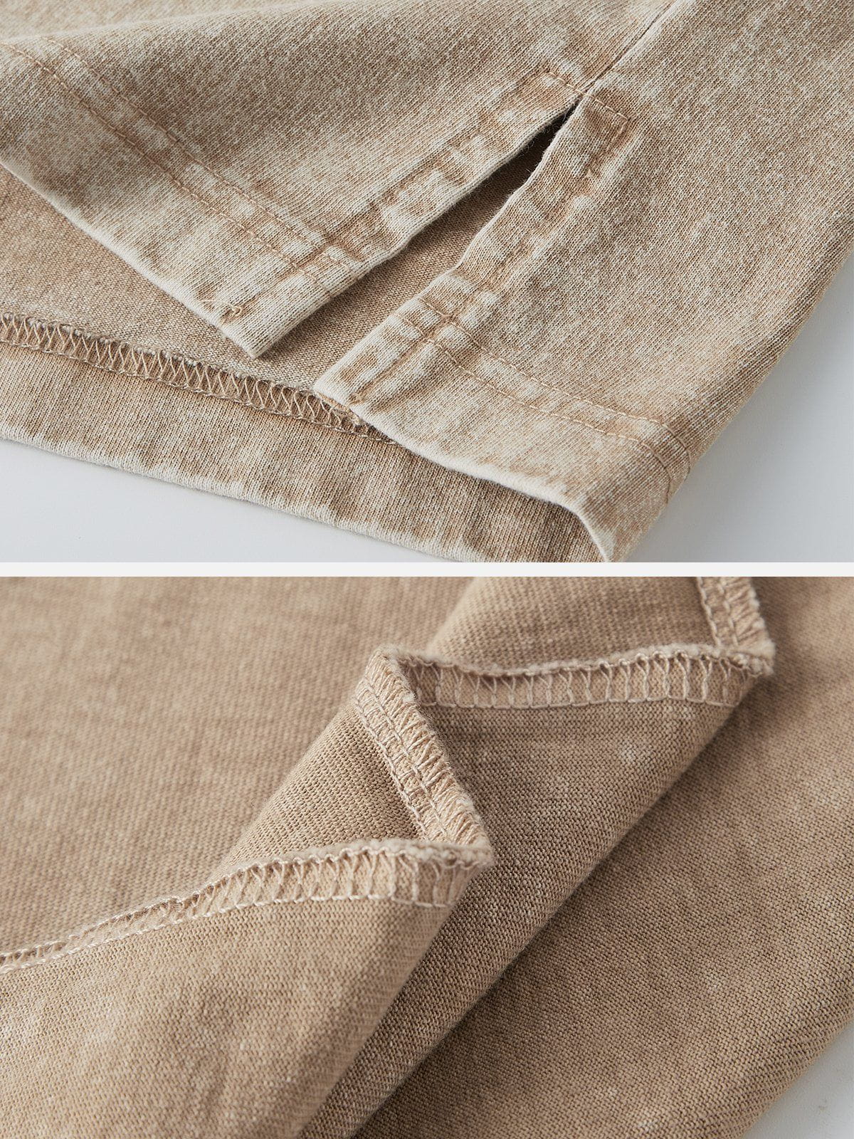 Solid Washed Essential Cotton Tee