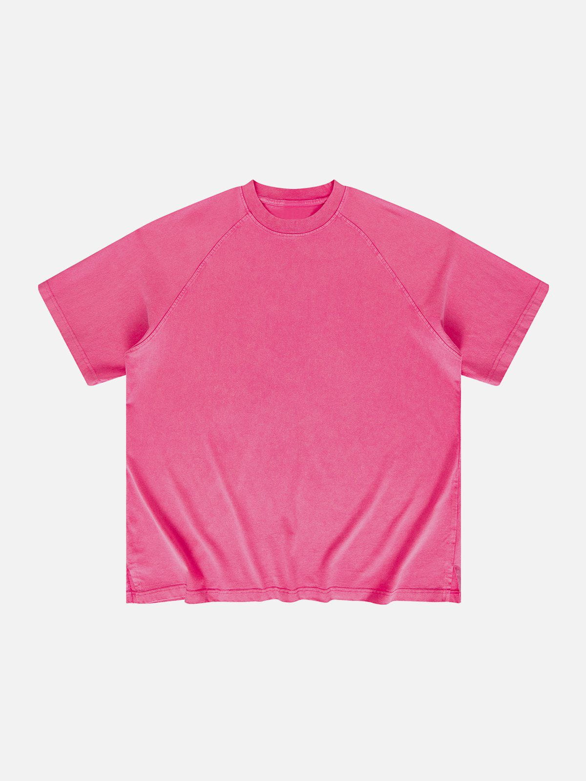 Solid Washed Essential Cotton Tee