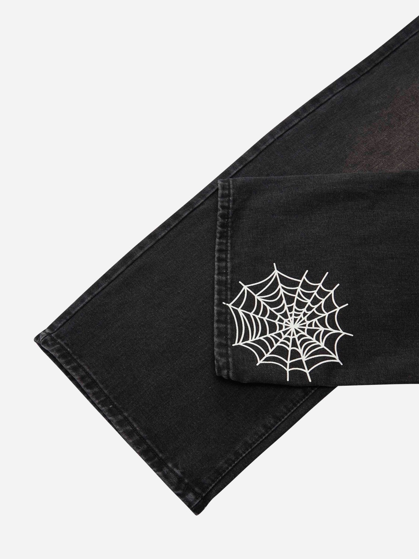 Spider Printed Jeans - 1751