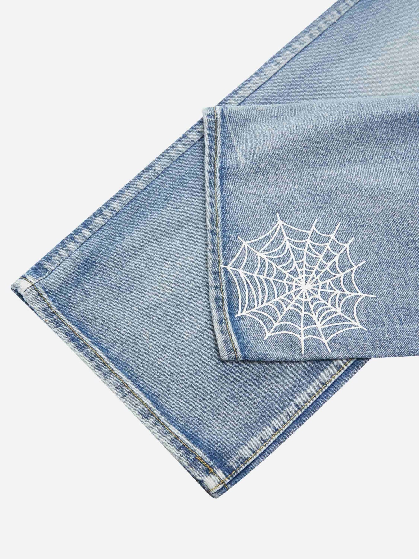 Spider Printed Jeans - 1751