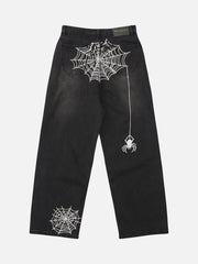 Spider Printed Jeans - 1751