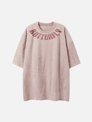 T-shirt imprimé squelette de la colonne vertébrale 