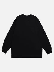 Spoof Portrait Crew Neck Sweatshirt