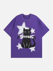 T-shirt graphique Star Cat 