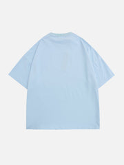 T-shirt imprimé chat étoilé 