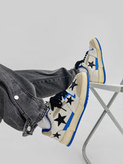 Star Color Blocking Skate Shoes