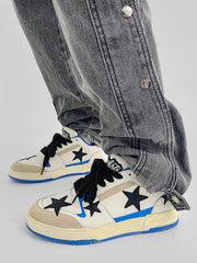 Star Color Blocking Skate Shoes